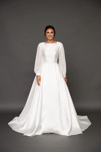 The Modest Bridal Collection by Barbie Style #MBC 7302 #3 frontface vertical thumbnail
