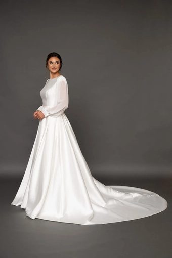 The Modest Bridal Collection by Barbie Style #MBC 7302 #6 frontface vertical thumbnail