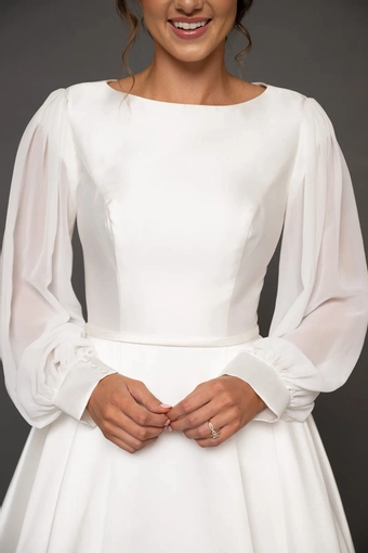 The Modest Bridal Collection by Barbie Style #MBC 7302 #13 frontface vertical cropped thumbnail