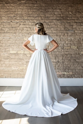 The Modest Bridal Collection by Barbie Style #MBC 7303 #4 default backface vertical thumbnail