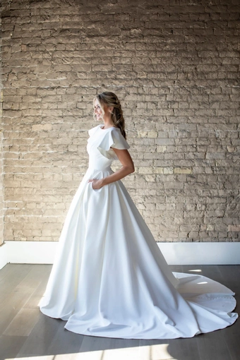 The Modest Bridal Collection by Barbie Style #MBC 7303 #1 frontface vertical thumbnail