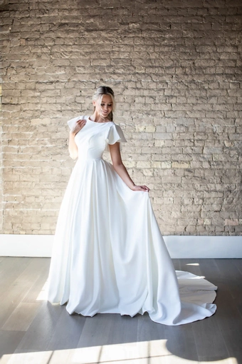 The Modest Bridal Collection by Barbie Style #MBC 7303 #2 frontface vertical thumbnail