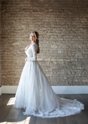 The Modest Bridal Collection by Barbie Style #MBC 7304 #3 vertical thumbnail