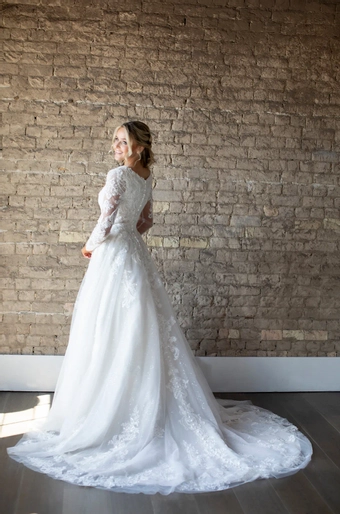 The Modest Bridal Collection by Barbie Style #MBC 7304 #5 default backface vertical thumbnail