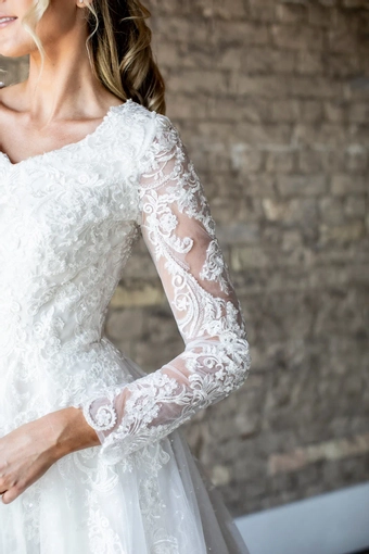 The Modest Bridal Collection by Barbie Style #MBC 7304 #6 frontface vertical cropped thumbnail