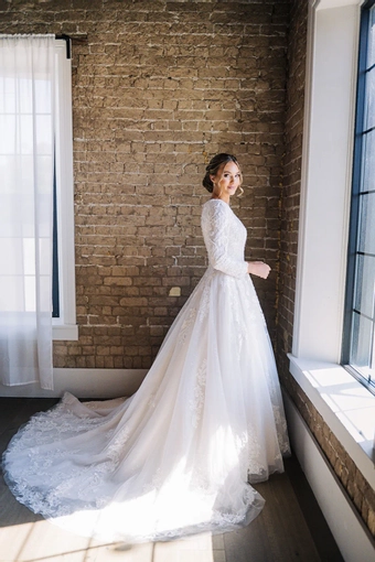 The Modest Bridal Collection by Barbie Style #MBC 7305 #2 vertical thumbnail
