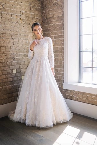 The Modest Bridal Collection by Barbie Style #MBC 7305 #0 default frontface vertical thumbnail