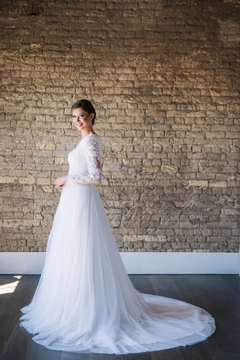 The Modest Bridal Collection by Barbie Style #MBC 7306 #2 vertical thumbnail