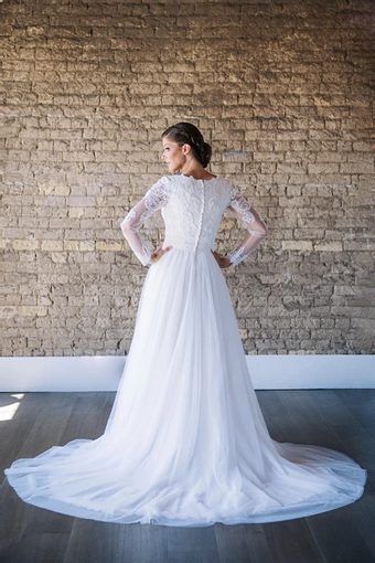 The Modest Bridal Collection by Barbie Style #MBC 7306 #3 default backface vertical thumbnail