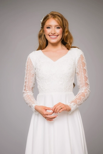The Modest Bridal Collection by Barbie Style #MBC 7307 #3 frontface vertical cropped thumbnail
