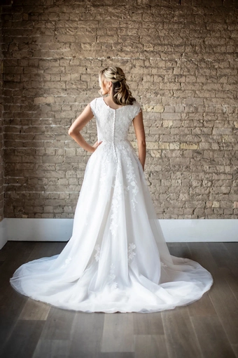 The Modest Bridal Collection by Barbie Style #MBC 7309 #4 default backface vertical thumbnail