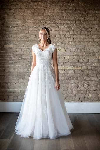 The Modest Bridal Collection by Barbie Style #MBC 7309 #0 default frontface vertical thumbnail