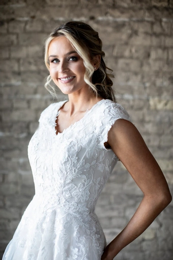 The Modest Bridal Collection by Barbie Style #MBC 7309 #6 frontface vertical cropped thumbnail