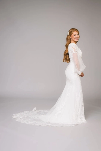 The Modest Bridal Collection by Barbie Style #MBC 7310 #6 vertical thumbnail