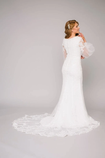 The Modest Bridal Collection by Barbie Style #MBC 7310 #11 backface vertical thumbnail