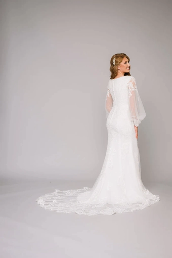The Modest Bridal Collection by Barbie Style #MBC 7310 #10 backface vertical thumbnail