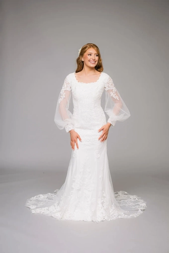 The Modest Bridal Collection by Barbie Style #MBC 7310 #1 frontface vertical thumbnail