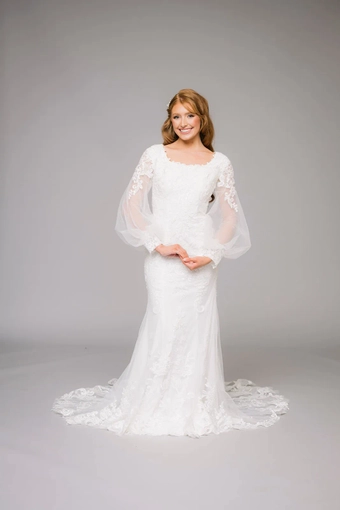 The Modest Bridal Collection by Barbie Style #MBC 7310 #4 frontface vertical thumbnail