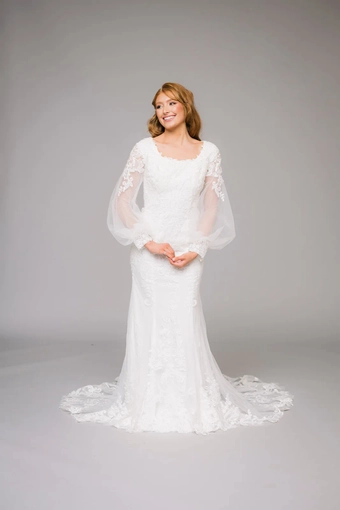 The Modest Bridal Collection by Barbie Style #MBC 7310 #2 frontface vertical thumbnail
