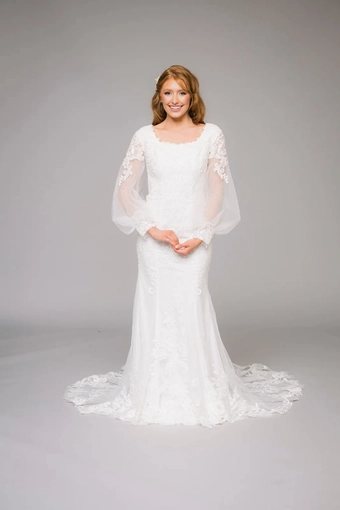 The Modest Bridal Collection by Barbie Style #MBC 7310 #3 frontface vertical thumbnail