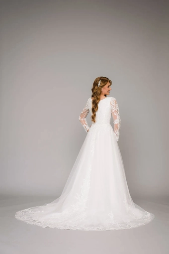 The Modest Bridal Collection by Barbie Style #MBC 7311 #15 backface vertical thumbnail