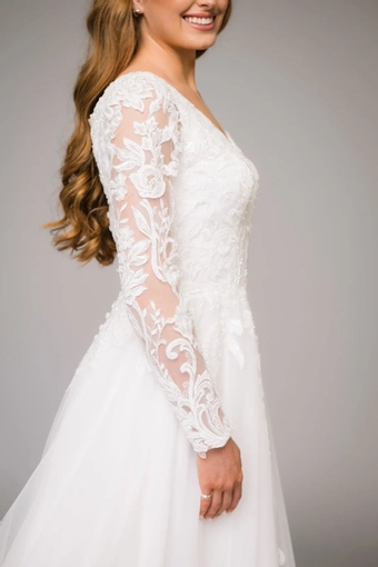 The Modest Bridal Collection by Barbie Style #MBC 7311 #20 vertical cropped thumbnail