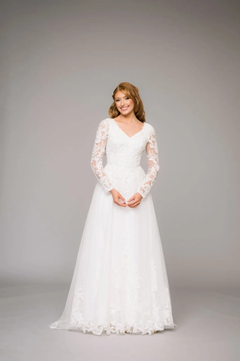 The Modest Bridal Collection by Barbie Style #MBC 7311 #8 frontface vertical thumbnail