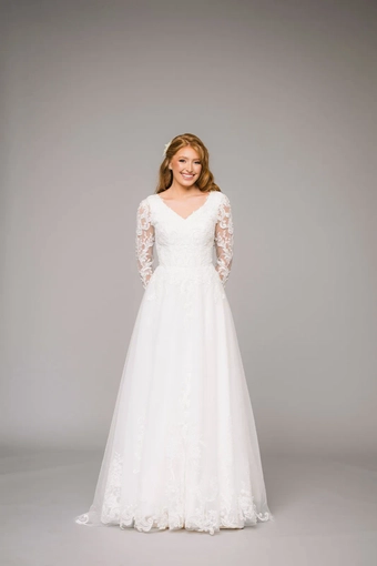 The Modest Bridal Collection by Barbie Style #MBC 7311 #4 frontface vertical thumbnail