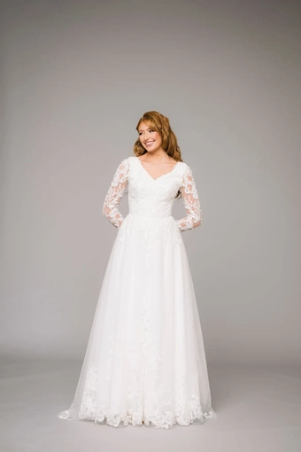 The Modest Bridal Collection by Barbie Style #MBC 7311 #3 frontface vertical thumbnail