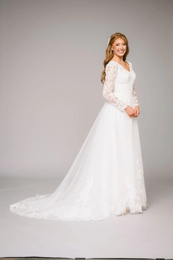 The Modest Bridal Collection by Barbie Style #MBC 7311 #6 frontface vertical thumbnail