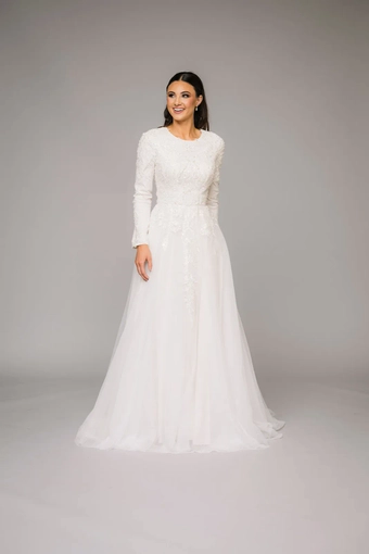 The Modest Bridal Collection by Barbie Style #MBC 7311 #9 frontface vertical thumbnail