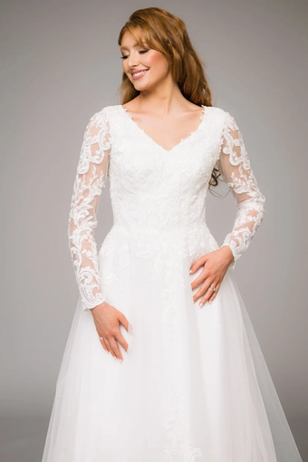 The Modest Bridal Collection by Barbie Style #MBC 7311 #18 frontface vertical cropped thumbnail