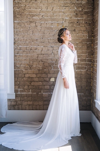 The Modest Bridal Collection by Barbie Style #MBC 7312 #1 vertical thumbnail