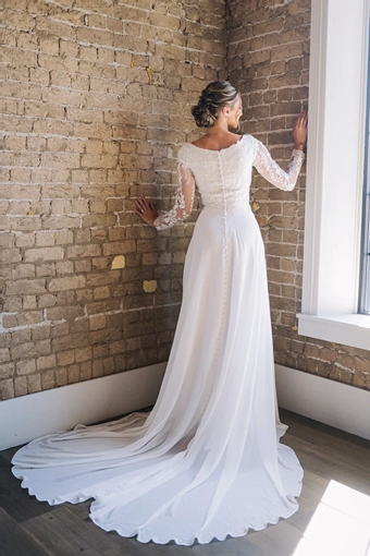 The Modest Bridal Collection by Barbie Style #MBC 7312 #2 default backface vertical thumbnail