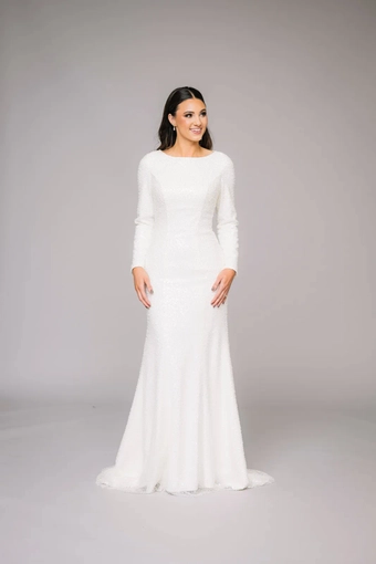 The Modest Bridal Collection by Barbie Style #MBC 7314 #3 frontface vertical thumbnail