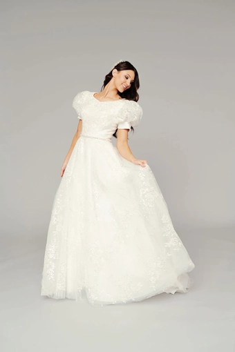 The Modest Bridal Collection by Barbie Style #MBC 7315 #1 frontface vertical thumbnail