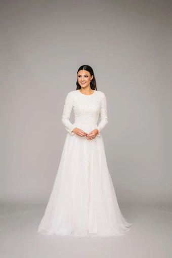 The Modest Bridal Collection by Barbie Style #MBC 7317 #1 frontface vertical thumbnail