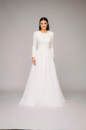 The Modest Bridal Collection by Barbie Style #MBC 7317 #3 frontface vertical thumbnail