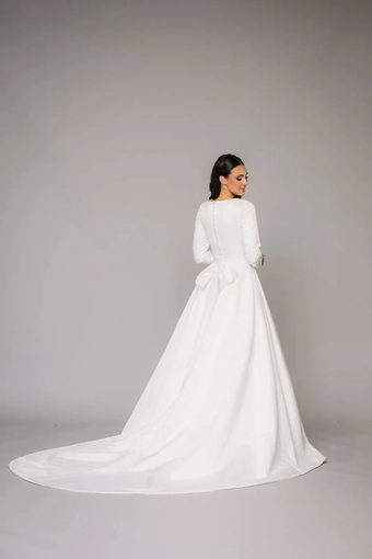 The Modest Bridal Collection by Barbie Style #MBC 7318 #8 backface vertical thumbnail