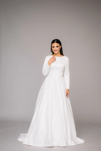 The Modest Bridal Collection by Barbie Style #MBC 7318 #5 frontface vertical thumbnail