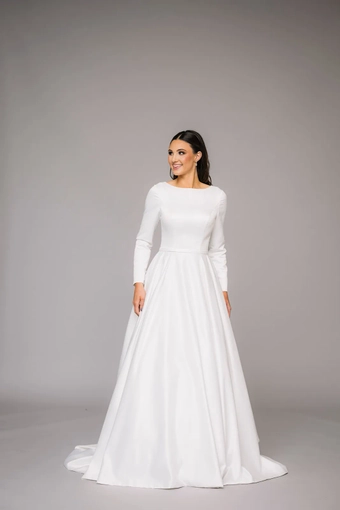 The Modest Bridal Collection by Barbie Style #MBC 7318 #3 frontface vertical thumbnail