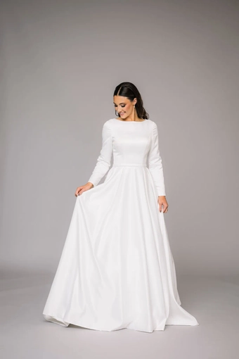The Modest Bridal Collection by Barbie Style #MBC 7318 #4 frontface vertical thumbnail