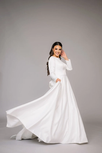 The Modest Bridal Collection by Barbie Style #MBC 7318 #2 frontface vertical thumbnail