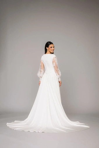 The Modest Bridal Collection by Barbie Style #MBC 7319 #5 backface vertical thumbnail