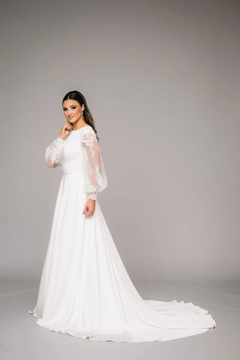 The Modest Bridal Collection by Barbie Style #MBC 7319 #2 frontface vertical thumbnail