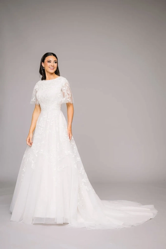 The Modest Bridal Collection by Barbie Style #MBC 7321 #14 frontface vertical thumbnail