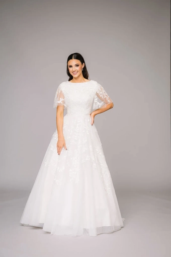 The Modest Bridal Collection by Barbie Style #MBC 7321 #10 frontface vertical thumbnail