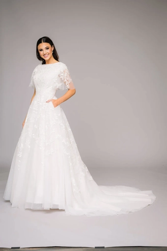The Modest Bridal Collection by Barbie Style #MBC 7321 #9 frontface vertical thumbnail