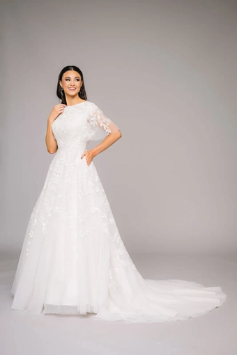 The Modest Bridal Collection by Barbie Style #MBC 7321 #7 frontface vertical thumbnail