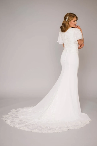 The Modest Bridal Collection by Barbie Style #MBC 7323 #3 backface vertical thumbnail